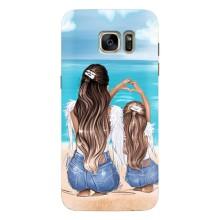 Чехлы для МАМЫ на Samsung Galaxy S7 Еdge / G935 – Мама и дочь