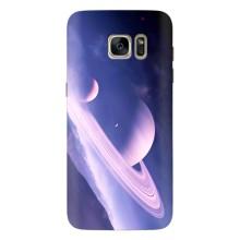 Чехлы КОСМОС для Samsung Galaxy S7 Еdge / G935 – Планета в космосе