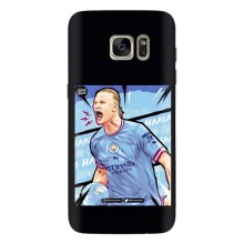 Чехлы с футболистом Ерлинг Холанд для Samsung Galaxy S7 Еdge / G935 (AlphaPrint) (гол Эрлинг Холланд)