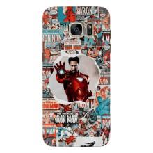 Чехлы с героями Марвел Samsung Galaxy S7 Еdge / G935 (VPrint) – Айронмен