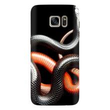 Чехлы с изображением разных животных для Samsung Galaxy S7 Еdge / G935 (Змея)