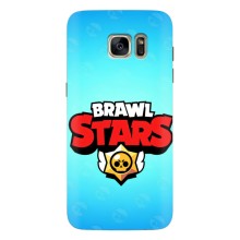 Чехлы Brawl Stars для Samsung Galaxy S7 Еdge / G935 (AlphaPrint) – Лого Бравл Старс