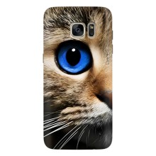 Чехлы с Котиками для Samsung Galaxy S7 Еdge / G935 (VPrint) (Глаз кота)