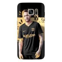 Силиконовый Чехол Samsung Galaxy S7 Еdge / G935 – Gold Neymar