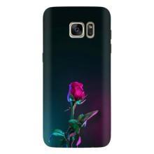 Чехлы с принтом Розочки для Samsung Galaxy S7 Еdge / G935 – Ночная роза