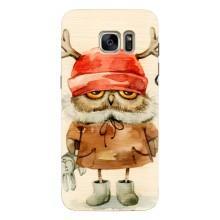 Чехлы с принтом СОВЫ для Samsung Galaxy S7 Еdge / G935 – Сова в шапке