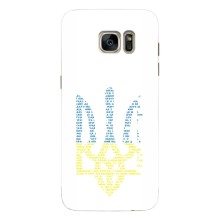 Чохли для Samsung Galaxy S7 Еdge / G935 Укр. Символіка (AlphaPrint) (Герб з букв)