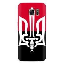 Чехлы УПА (Красно-Чёрный) на Samsung Galaxy S7 Еdge / G935 – Герб Украины