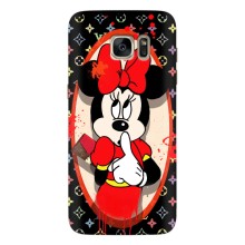 Чехол Disney Mouse Samsung Galaxy S7 Еdge / G935 (PREMIUMPrint) (Минни Маус ЛВ)