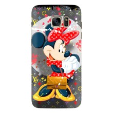 Чехол Disney Mouse Samsung Galaxy S7 Еdge / G935 (PREMIUMPrint) (Minni с бантиком)