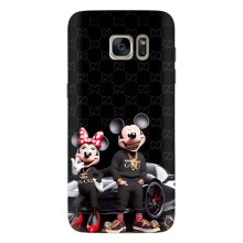 Чехол Disney Mouse Samsung Galaxy S7 Еdge / G935 (PREMIUMPrint) (Семья Маусов)