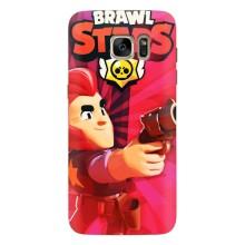 Чехол для Samsung Galaxy S7 Еdge / G935 Бравл Старс (VPrint) – Дуэлянт Кольт