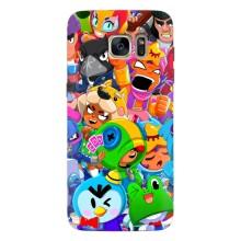 Чехол для Samsung Galaxy S7 Еdge / G935 Бравл Старс (VPrint) – герои Бравл Старс