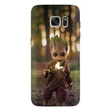 Чехол МАРВЕЛ для Самсунг С7 Едж, Г935 (AlphaPrint) (I am Groot)