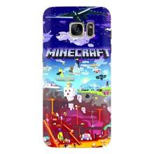 Чехол майнкрафт для Samsung Galaxy S7 Еdge / G935 – MINECRAFT