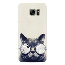 Чехол на тематику: Коты для Samsung Galaxy S7 Еdge / G935 (Модный кот)