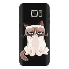 Чехол на тематику: Коты для Samsung Galaxy S7 Еdge / G935 (Взгляд кота)