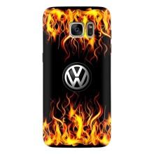 Чехол "Фольксваген" для Samsung Galaxy S7 Еdge / G935 – Огненный Лого