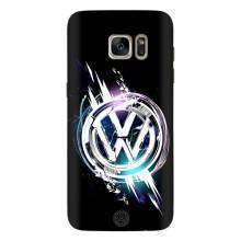 Чехол "Фольксваген" для Samsung Galaxy S7 Еdge / G935 – Volkswagen на черном