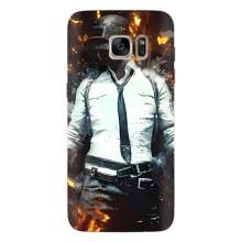 Чохол з картинкою "Герой Pubg" на Samsung Galaxy S7 Еdge / G935 – Man Пубг