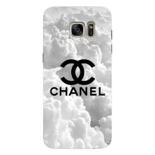 Чехол с Брендами одежды на Гелекси С7 Едж – CHANEL