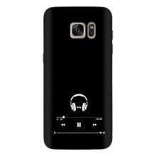 Чехол с картинками на черном фоне для Samsung Galaxy S7 Еdge / G935 – Плеер