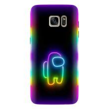 Чехол Амонг Ас для Samsung Galaxy S7 Еdge / G935 (AlphaPrint) (Яркий скин)