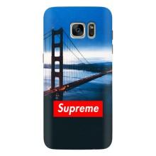 Чеохол для Samsung Galaxy S7 Еdge / G935 з картинкою Supreme (AlphaPrint)
