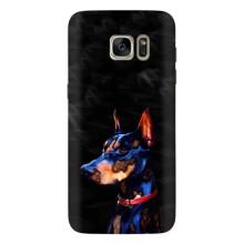 Бампер для Samsung Galaxy S7 Еdge / G935 с картинкой "Песики" (Собака Мопс)