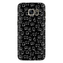 Чехол с принтом для Samsung Galaxy S7 Еdge / G935 (AlphaPrint) Модные коты – Меленькие котики