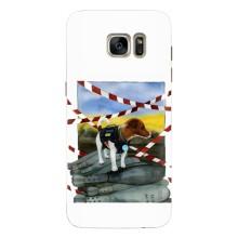 Чехол с принтом Собаки Патрон для Samsung Galaxy S7 Еdge / G935 (Храбрый Патрон)