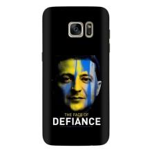 Чехол для Samsung Galaxy S7 Еdge / G935 (AlphaPrint - с принтом Зеленского) – В. Зеленский