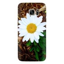 Чехол с ромашками на Samsung Galaxy S7 Еdge / G935 – Белая ромашка