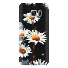 Чехол с ромашками на Samsung Galaxy S7 Еdge / G935 – Белые ромашки