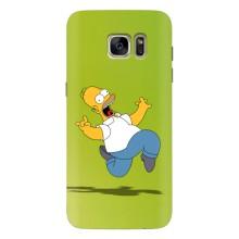 Чехол с Симпсонами для Samsung Galaxy S7 Еdge / G935 (VPrint) (Гомер Симпсон)