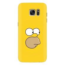 Чехол с Симпсонами для Samsung Galaxy S7 Еdge / G935 (VPrint) (Гомер)