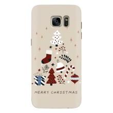 Чехол Санта Клаус для Samsung Galaxy S7 Еdge / G935 – Merry Christmas