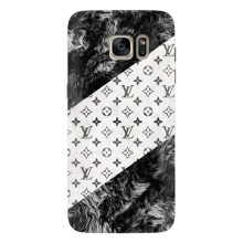 Чехол Стиль Louis Vuitton на Samsung Galaxy S7 Еdge / G935 (LV на белом)