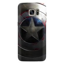 Чехол с Щитом Капитана Америки на Samsung Galaxy S7 Еdge / G935 – Ретро Щит Капитана