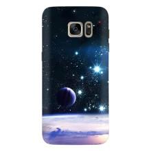Чехол (ТПУ) с планетами на Samsung Galaxy S7 Еdge / G935 – Космический вид