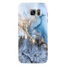 Мраморный чехол на Samsung Galaxy S7 Еdge / G935 (VPrint) (Нежный мрамор)