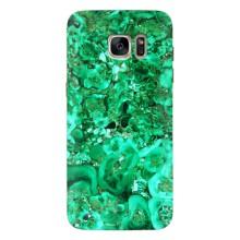 Мраморный чехол на Samsung Galaxy S7 Еdge / G935 (VPrint) (Салатный Мрамор)