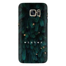 Новогодние, Праздничные Чехлы для Samsung Galaxy S7 Еdge / G935 - 2024 год (Winter)