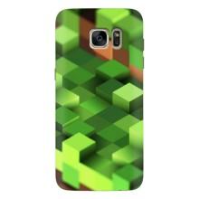 Чехлы для Samsung Galaxy S7 Еdge / G935 (Персонажи Майн Крафт) (Текстура)