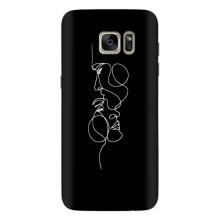 Силиконовые Чехлы Любимому человеку для Samsung Galaxy S7 Еdge / G935 – Влюбленная пара