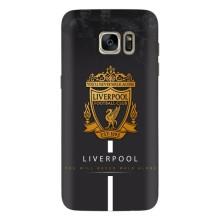 Силиконовые Чехлы принт Футбол на Samsung Galaxy S7 Еdge / G935 – Liverpool