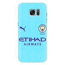 Силиконовые Чехлы принт Футбол на Samsung Galaxy S7 Еdge / G935 – Man City
