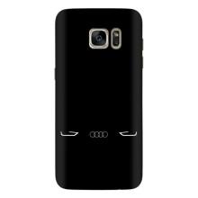 Силиконовый бампер с картинкой машины на Samsung Galaxy S7 Еdge / G935 – Силует Audi