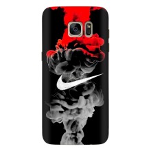 Силіконовый Чохол на Samsung Galaxy S7 Еdge / G935 з картинкою НАЙК (Nike дим)