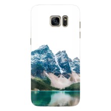 Силиконовый чехол с КАРТИНКАМИ лето для Samsung Galaxy S7 Еdge / G935 (AlphaPrint) (Гори)
